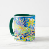 Kunst-Tasse: Glendurgan Garten Cornwall Tasse (Vorderseite Links)