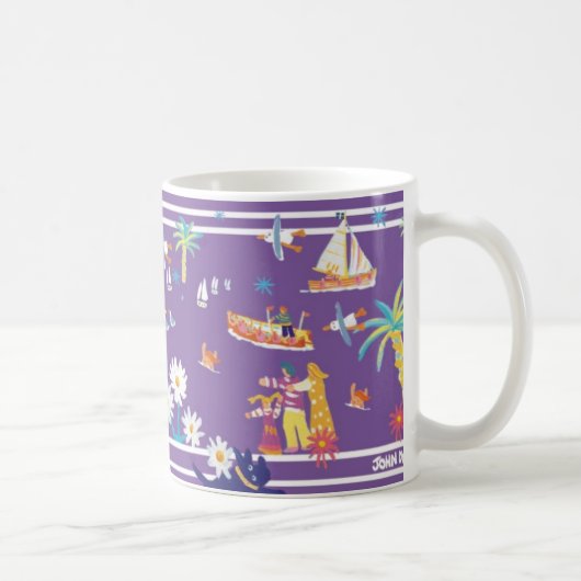 Kunst-Tasse: Helford Durchgang Cornwall Kaffeetasse (Rechts)
