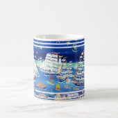 Kunst-Tasse: Hoher SchiffeRegatta Falmouths '14 Kaffeetasse (Mittel)