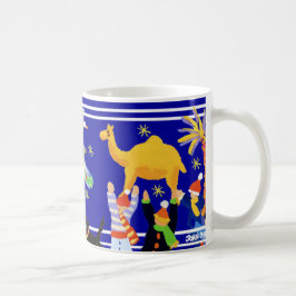 Kunst-Tasse: John-Farbstoff-Weihnachtskunst-Tasse. Kaffeetasse