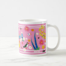 Kunst-Tasse: Sommerzeit-Garten II Cornwall
