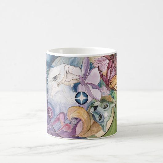 Kunst-Tasse: "Wesentlich-Rad " Kaffeetasse (Mittel)