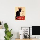 Kunst-Tournee des Schwarzen Katers Poster (Heimbüro)