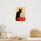 Kunst-Tournee des Schwarzen Katers Poster (Küche)
