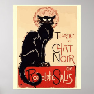 Kunst-Tournee des Schwarzen Katers Poster