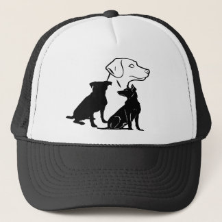 Kunst-Trio von Loyal Paws Truckerkappe
