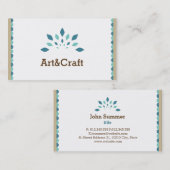 Kunst u. Handwerk Visitenkarte (Vorne/Hinten)