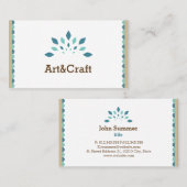 Kunst u. Handwerk Visitenkarte (Vorne/Hinten)
