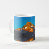 Kunst - Über Banner Peak - John Muir Trail Kaffeetasse (Vorderseite Links)