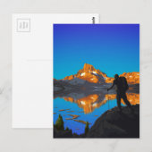 Kunst - Über Banner Peak - John Muir Trail Postkarte (Vorne/Hinten)