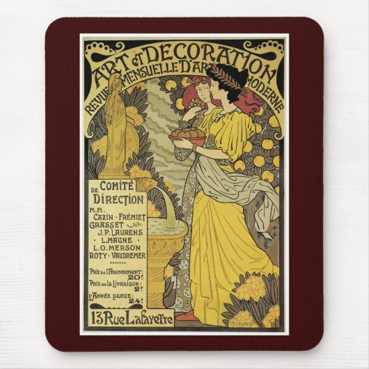 Kunst und Dekoration Mousepad (Vorne)