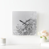 KUNST UND DESIGN DER Wall-Clock-KUNST Quadratische Wanduhr (Zuhause)
