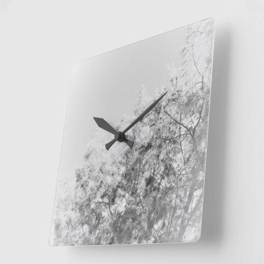 KUNST UND DESIGN DER Wall-Clock-KUNST Quadratische Wanduhr (Winkel)