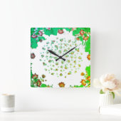 KUNST UND DESIGN DER Wall-Clock-KUNST Quadratische Wanduhr (Zuhause)