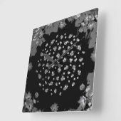 KUNST UND DESIGN DER Wall-Clock-KUNST Quadratische Wanduhr (Winkel)
