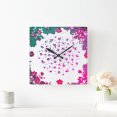 KUNST UND DESIGN DER Wall-Clock-KUNST Quadratische Wanduhr (Zuhause)