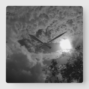 KUNST UND DESIGN DER Wall-Clock-KUNST Quadratische Wanduhr