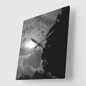 KUNST UND DESIGN DER Wall-Clock-KUNST Quadratische Wanduhr (Winkel)