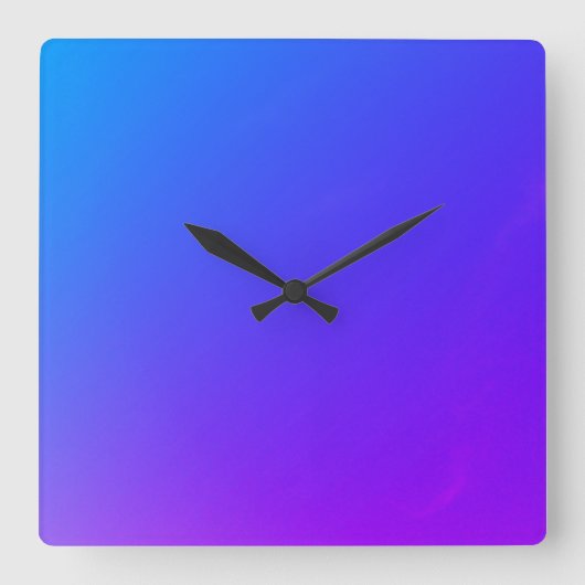 KUNST UND DESIGN DER Wall-Clock-KUNST Quadratische Wanduhr (Vorderseite)