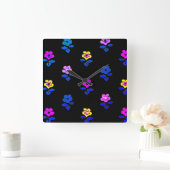 KUNST UND DESIGN DER Wall-Clock-KUNST Quadratische Wanduhr (Zuhause)