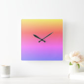 KUNST UND DESIGN DER Wall-Uhr Quadratische Wanduhr (Zuhause)