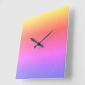 KUNST UND DESIGN DER Wall-Uhr Quadratische Wanduhr (Winkel)