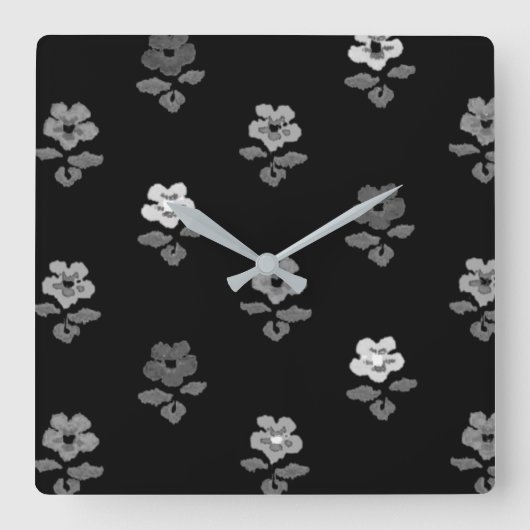 KUNST UND DESIGN DER Wall-Uhr Quadratische Wanduhr (Vorderseite)