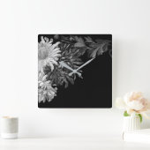 KUNST UND DESIGN DER Wall-Uhr Quadratische Wanduhr (Zuhause)