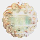 KUNST UND DESIGN DER Zierkarte Ornament Karte (Rückseite)