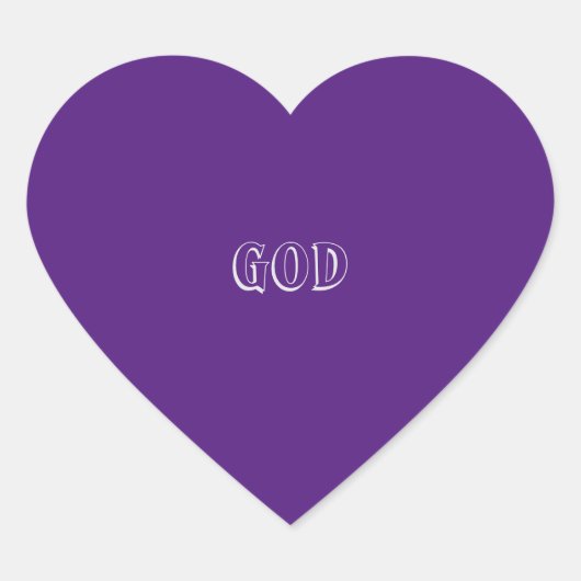 KUNST UND DESIGN GOTT STICKER (Vorderseite)