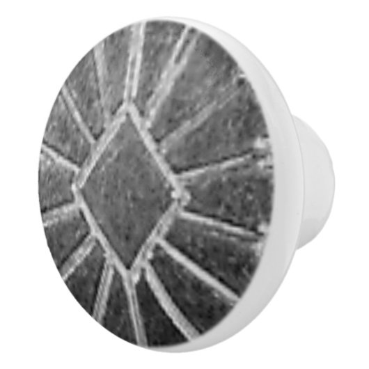 KUNST UND DESIGN Keramik Pull Keramikknauf (Rechts)