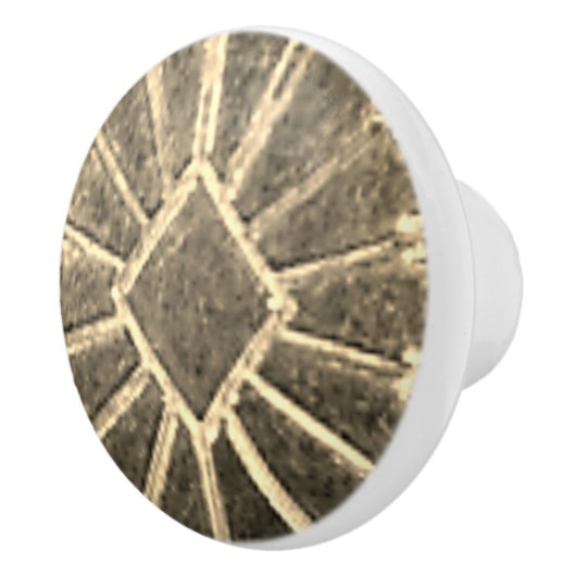 KUNST UND DESIGN Keramik Pull Keramikknauf (Rechts)