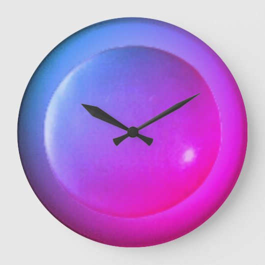 KUNST UND DESIGN KLICKEN GROßE WANDUHR (Vorderseite)