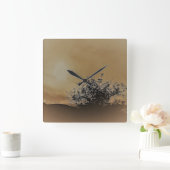 KUNST UND DESIGN KLICKEN QUADRATISCHE WANDUHR (Zuhause)