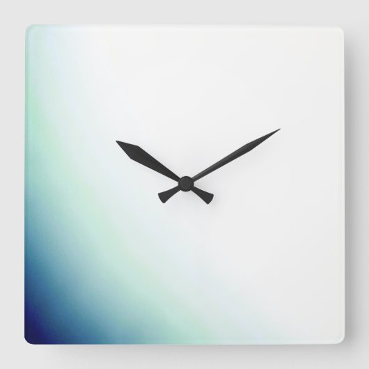 KUNST UND DESIGN KLICKEN QUADRATISCHE WANDUHR (Vorderseite)