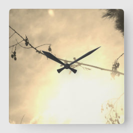 KUNST UND DESIGN KLICKEN QUADRATISCHE WANDUHR