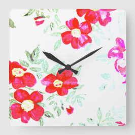 KUNST UND DESIGN KLICKEN QUADRATISCHE WANDUHR