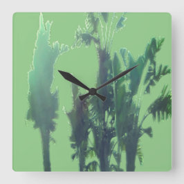 KUNST UND DESIGN KLICKEN QUADRATISCHE WANDUHR