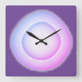 KUNST UND DESIGN KLICKEN QUADRATISCHE WANDUHR