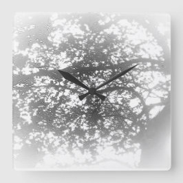 KUNST UND DESIGN KLICKEN QUADRATISCHE WANDUHR