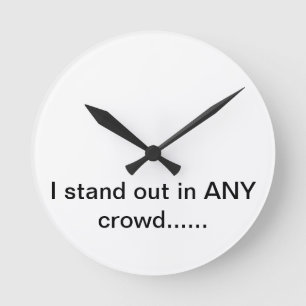 KUNST UND DESIGN KLICKEN RUNDE WANDUHR