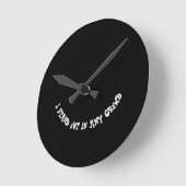 KUNST UND DESIGN KLICKEN RUNDE WANDUHR (Winkel)