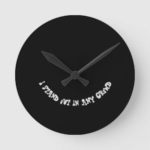 KUNST UND DESIGN KLICKEN RUNDE WANDUHR