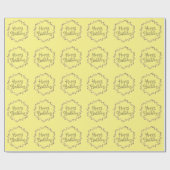 KUNST- UND DESIGN-STYLE-GESCHENK-WRAP-PAPIER GESCHENKPAPIER (Flach)