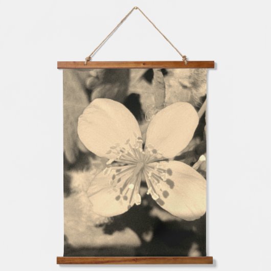 KUNST UND DESIGN VON HOLZTOPPESTRE WANDTEPPICH MIT HOLZRAHMEN (Vorderseite)