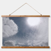 KUNST UND DESIGN VON HOLZTOPPESTRE WANDTEPPICH MIT HOLZRAHMEN (Vorderseite)