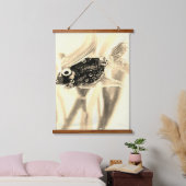 KUNST UND DESIGN VON HOLZTOPPESTRE WANDTEPPICH MIT HOLZRAHMEN (Schlafzimmer)