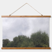 KUNST UND DESIGN VON HOLZTOPPESTRE WANDTEPPICH MIT HOLZRAHMEN (Vorderseite)