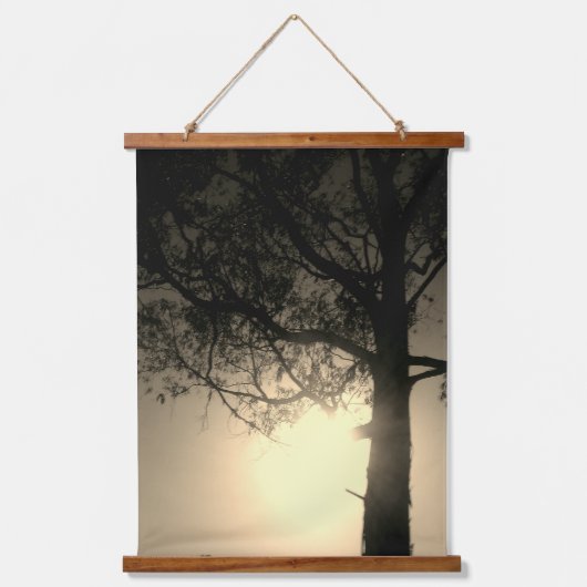 KUNST UND DESIGN VON HOLZTOPPESTRE WANDTEPPICH MIT HOLZRAHMEN (Vorderseite)