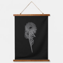 KUNST UND DESIGN VON HOLZTOPPESTRE WANDTEPPICH MIT HOLZRAHMEN